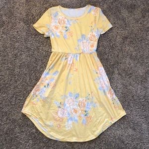 Women’s Yellow floral dress